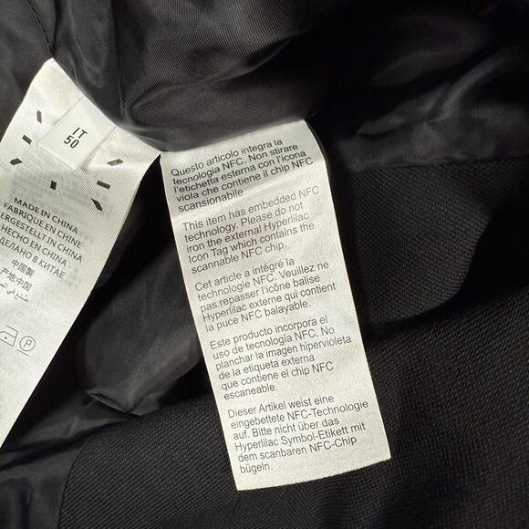 MCQ Alexander McQueen Genesis II Hybrid Utility Blazer Jacket Black IT 50 US 40 - Picture 9 of 13
